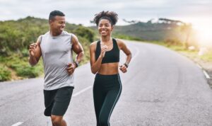 couple exercising